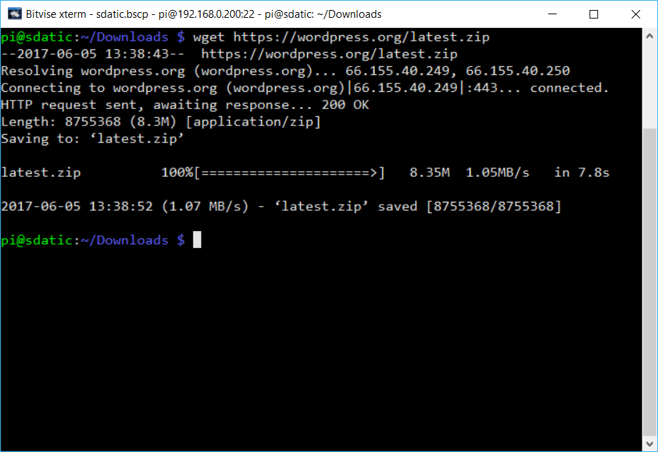 wget command