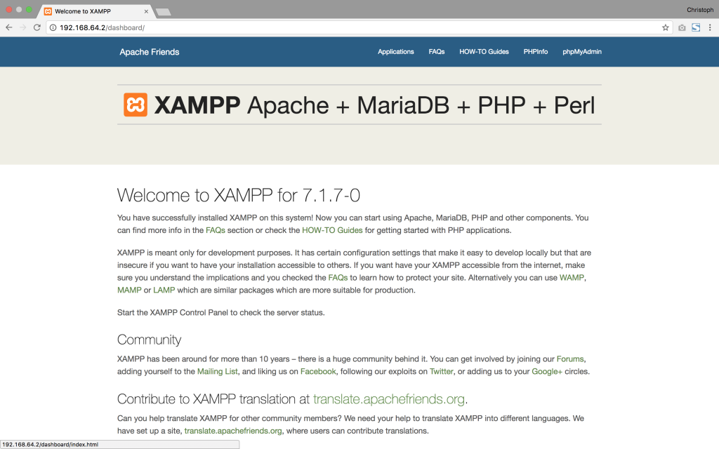 xampp for mac os 10.8 5 download